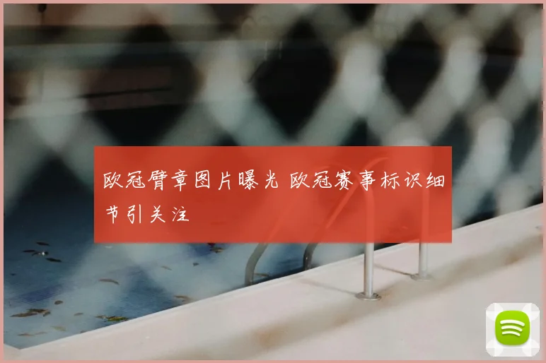 欧冠臂章图片曝光 欧冠赛事标识细节引关注