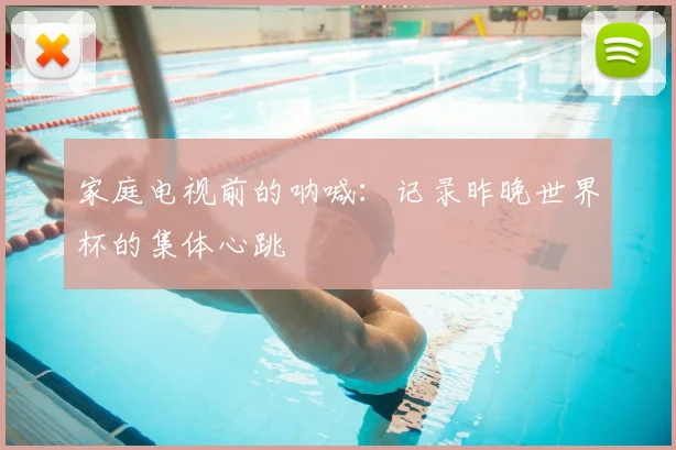 家庭电视前的呐喊：记录昨晚世界杯的集体心跳