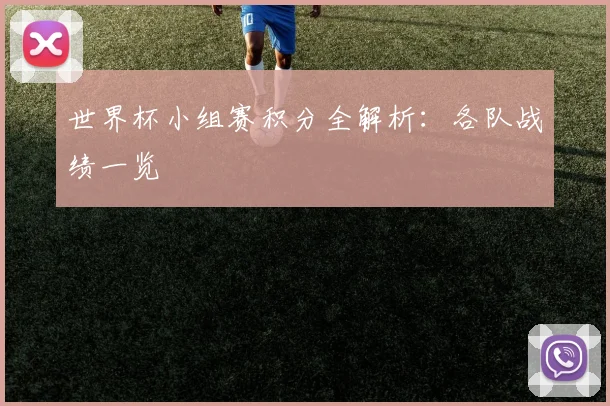 世界杯小组赛积分全解析：各队战绩一览